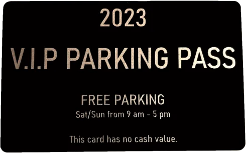 VIP Parking Pass